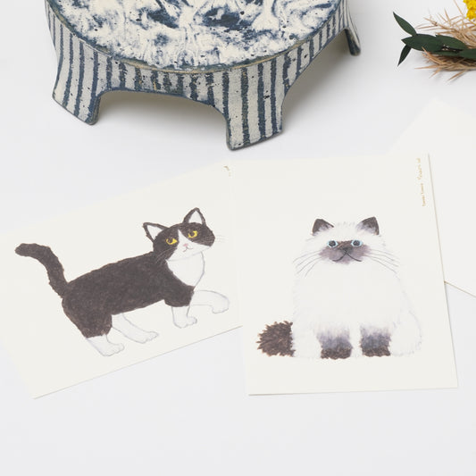 Yusuke Yonezu Postcard - Calico Cat
