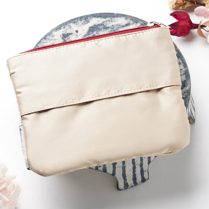 Cute Japanese Phrase Flat Pouch – Zunguri Mukkuri