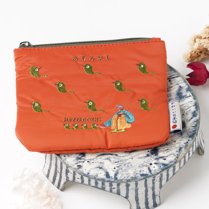 Cute Japanese Phrase Flat Pouch – Mejirooshi