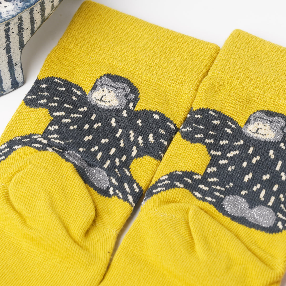 Kusetsuyo Gorilla Mustard Socks