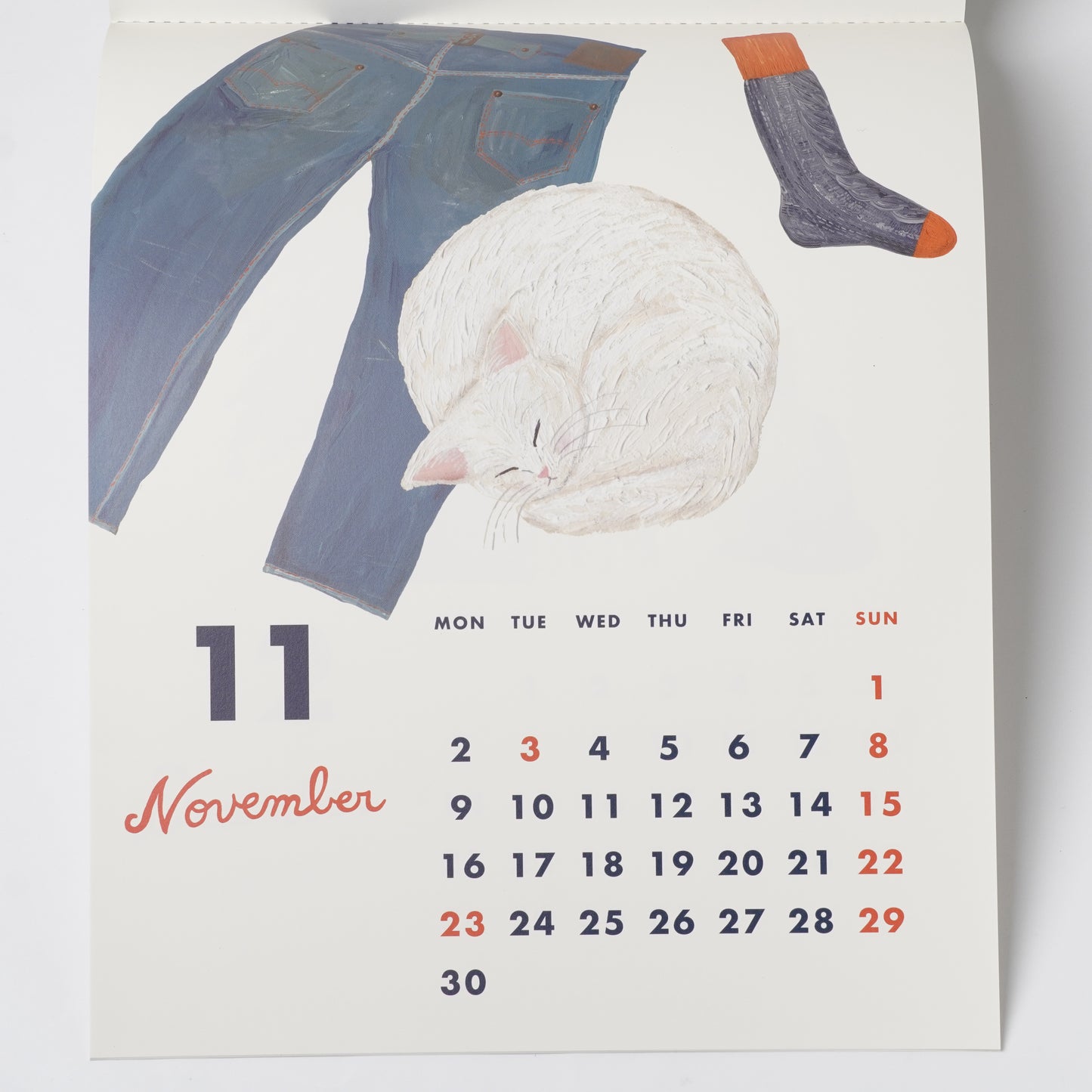 "Cat and" 2026 Wall Calendar by Kahoko Sodeyama