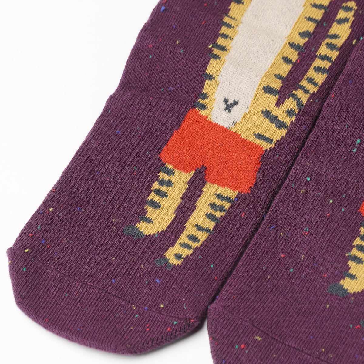 Kusetsuyo Boxing Tiger Socks – Dark Purple