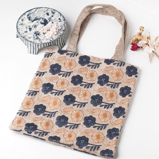 Gobelin Woven Tote Bag - Garden