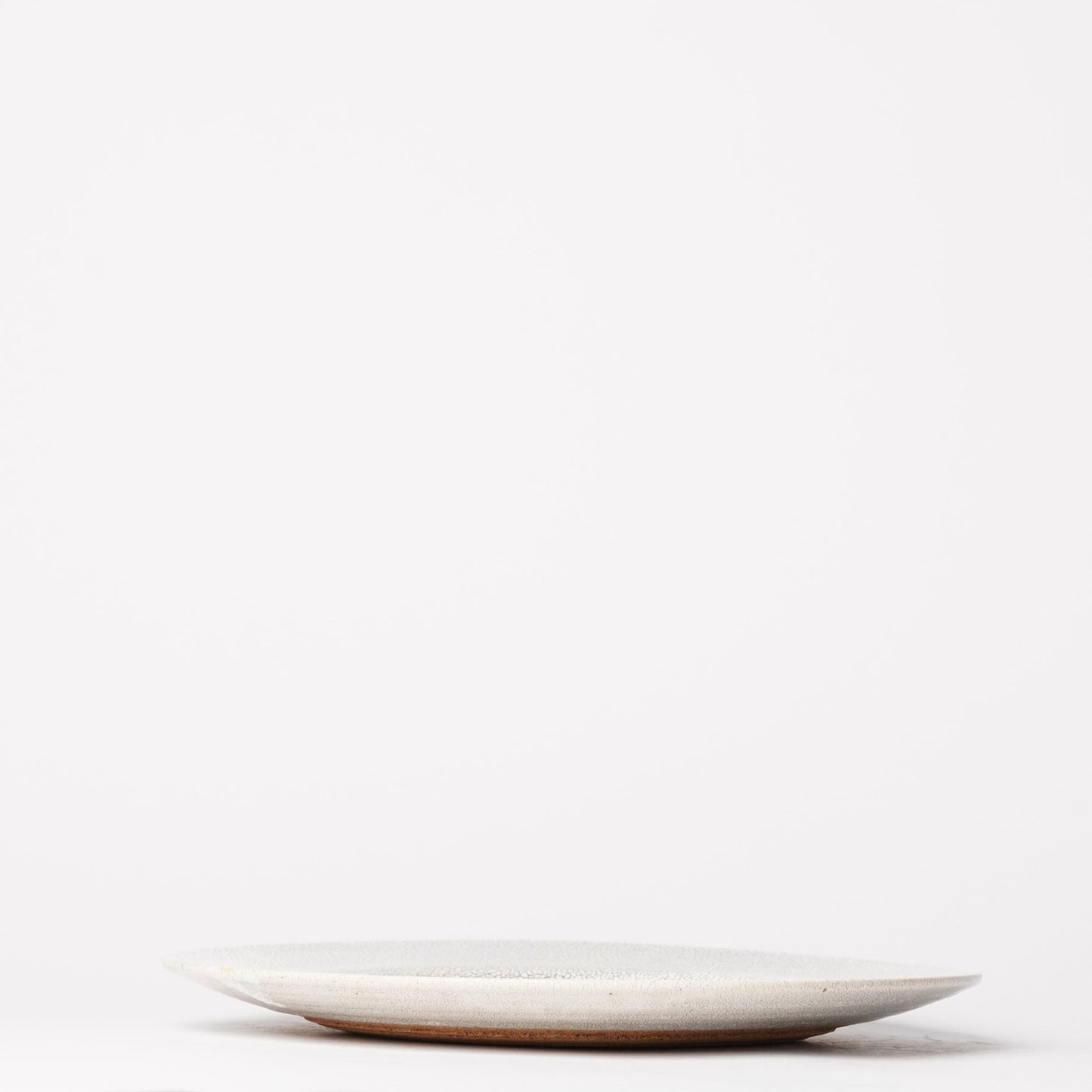 Hyouzangama Crackle Glaze Kairagi Rim Dinner Plate