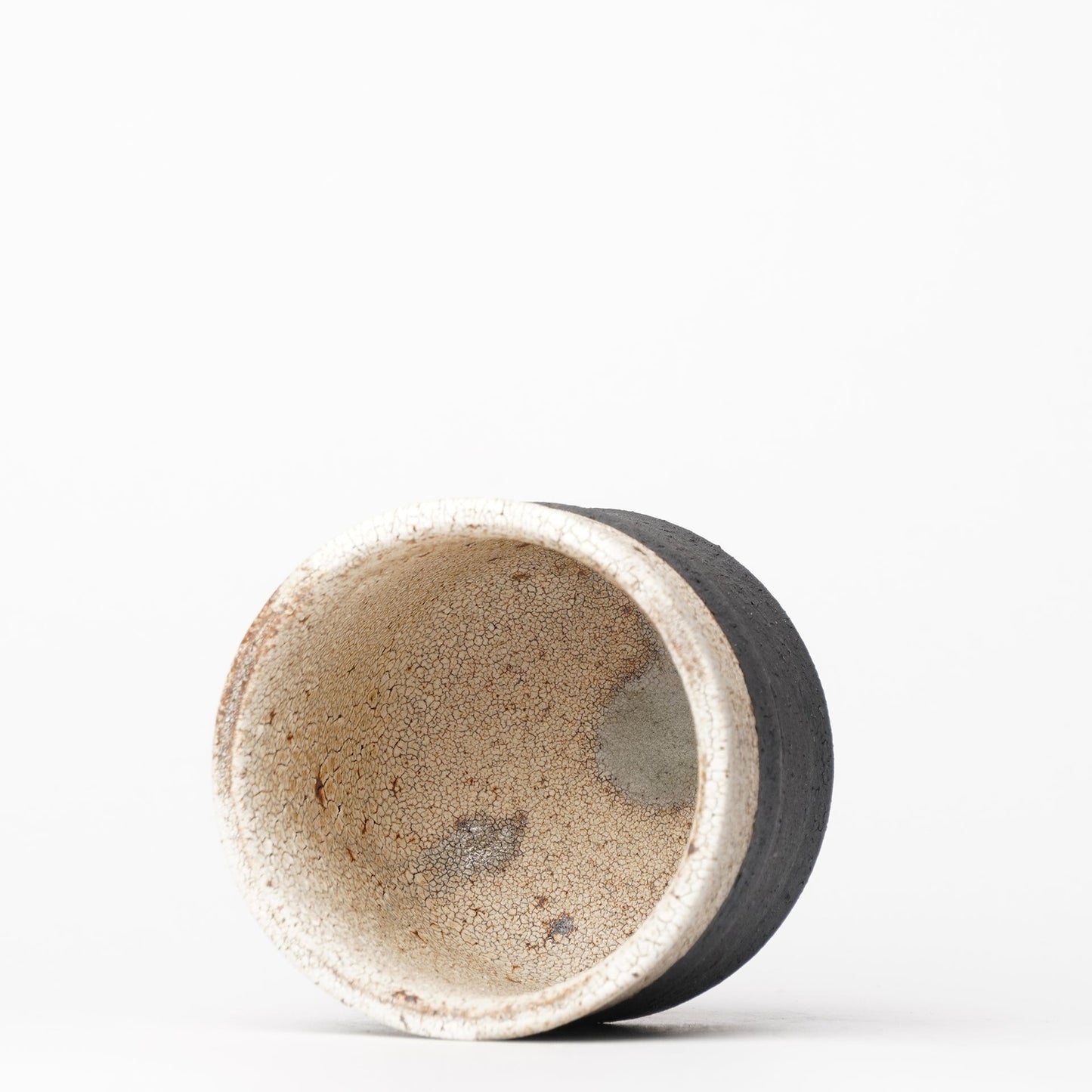 Hyouzangama Crackle Glaze Kairagi Yunomi Tea Cup