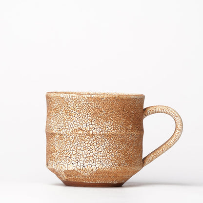 Hyouzangama Crackle Glaze Kairagi Mug