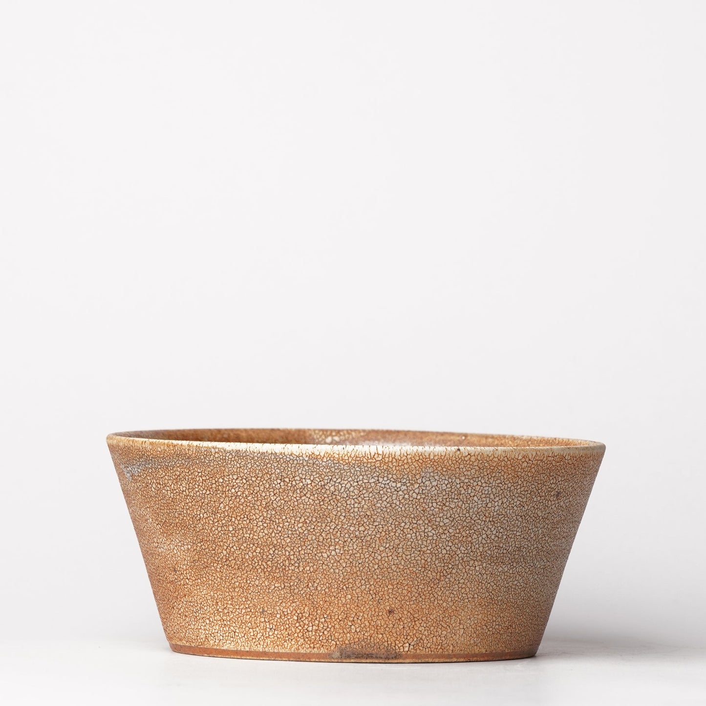 Hyouzangama Crackle Glaze Kairagi Flat Bowl