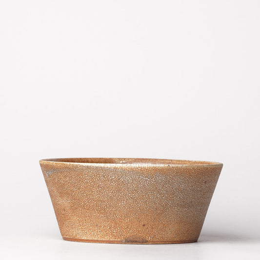 Hyouzangama Crackle Glaze Kairagi Flat Bowl