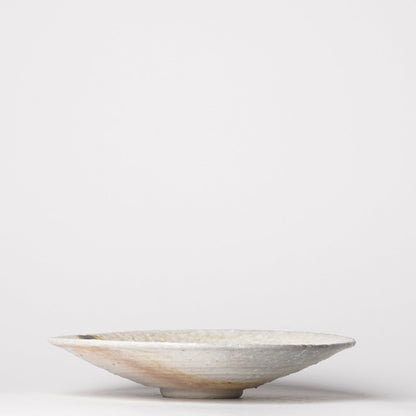 Shikamaru Takeshita Shallow Bowl Porcelain Wood Fired