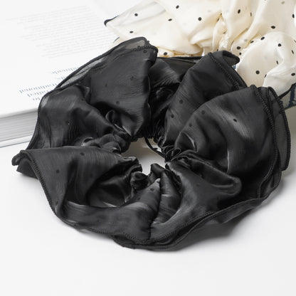 Frilled Dot Scrunchie