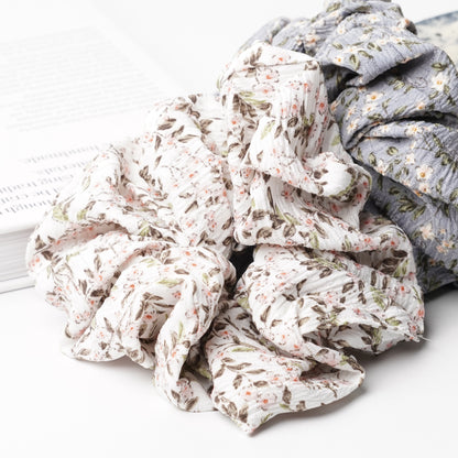 Flower Bouquet Chiffon Scrunchie