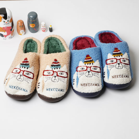 Nekozawa Sagara Embroidery Cat Room Shoes