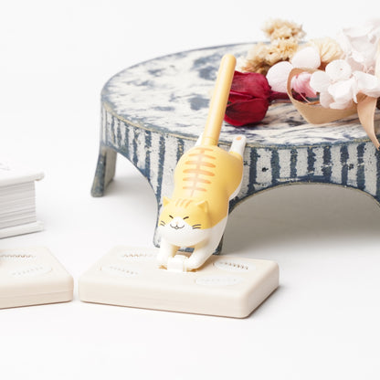 Fuki Mar Tissue Desktop Cleaner - Tabby Cat