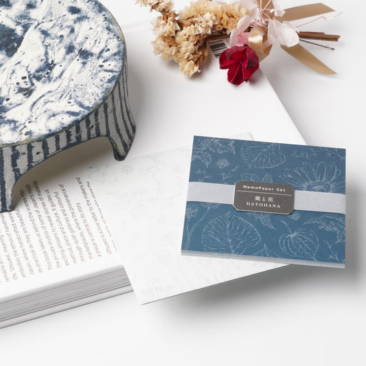 Botanical Memo Letter Set – Leaves & Flowers