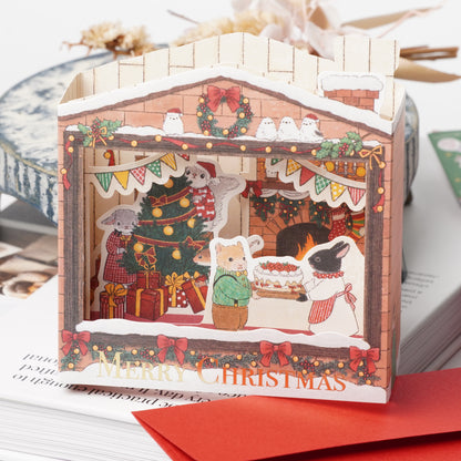 Kotoko Akane Christmas Pop-Up Greeting Card
