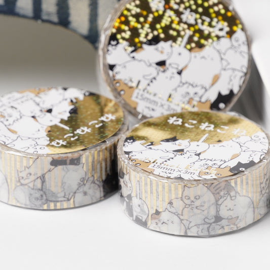 Shinzi Katoh Nekonekone Foil Masking Tape
