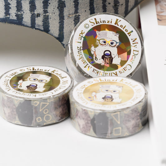 Shinzi Katoh My Dear Cats Foil Masking Tape