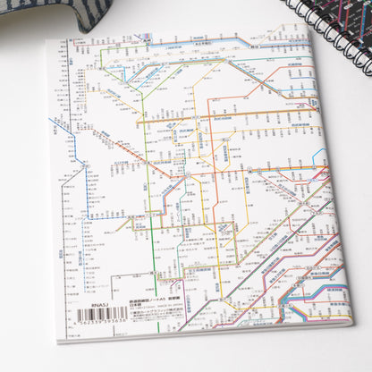 Tokyo Rail Network Map A5 Notebook