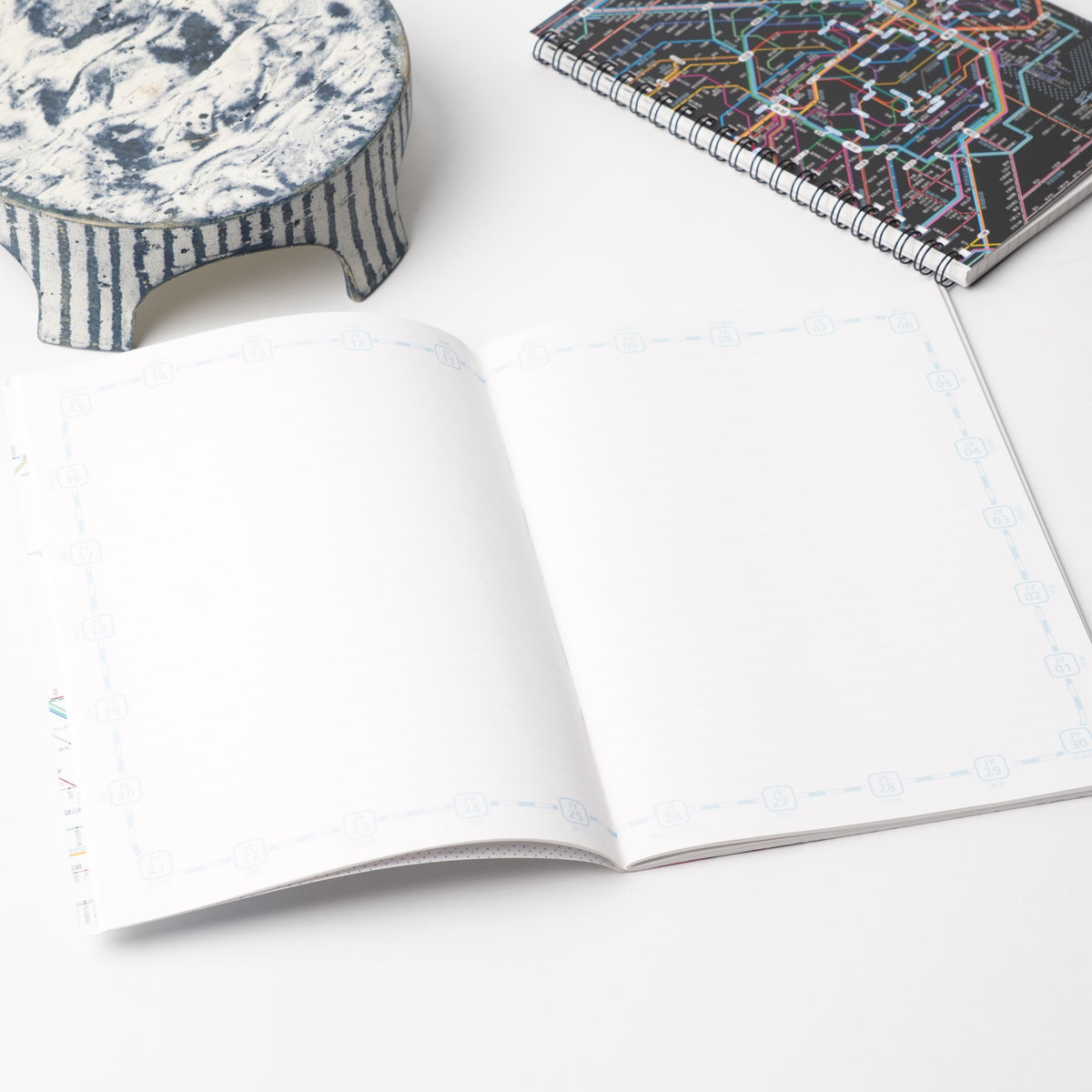 Tokyo Rail Network Map A5 Notebook