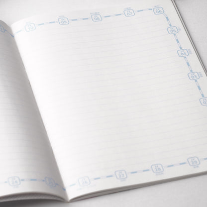 Tokyo Rail Network Map A5 Notebook