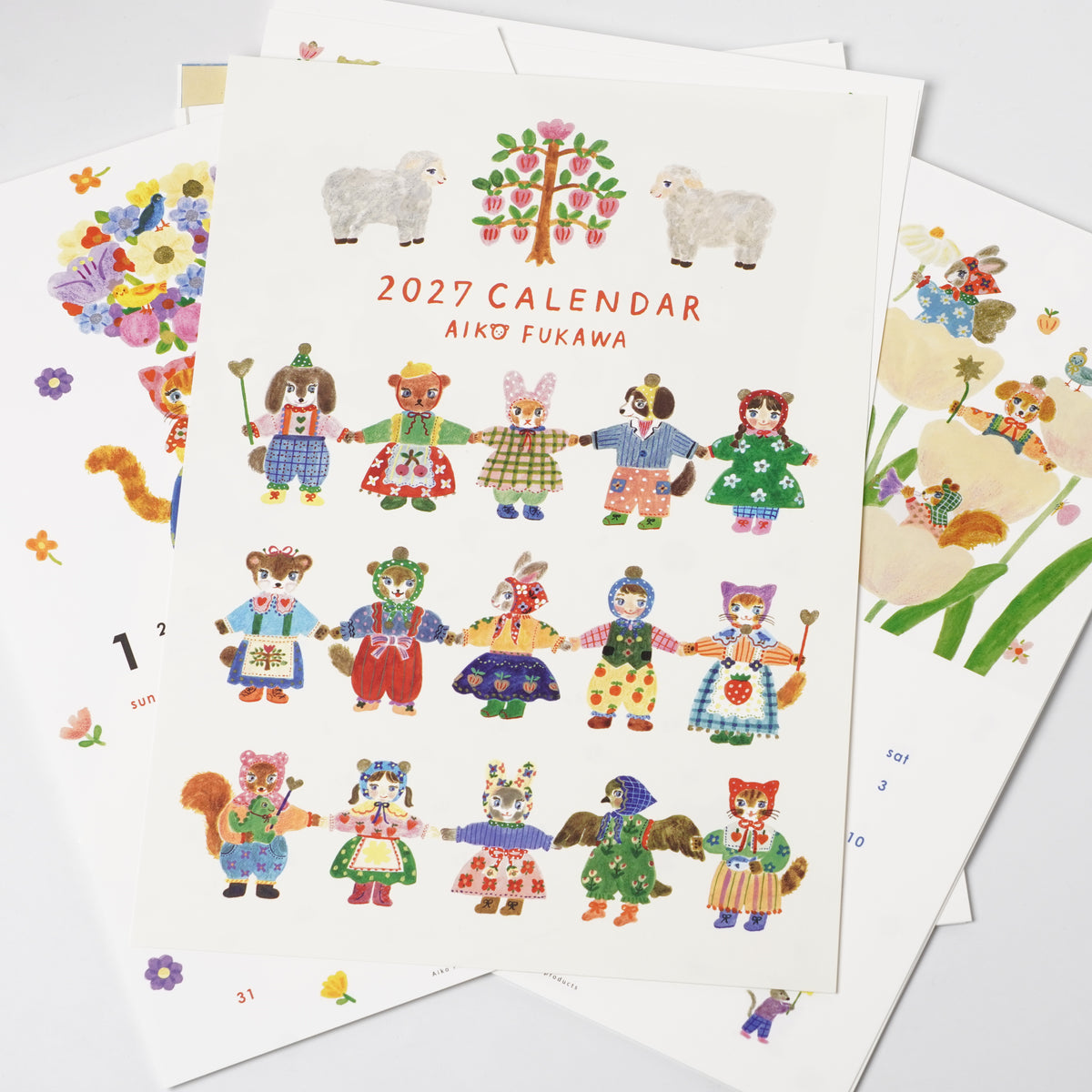Aiko Fukawa 2027 Animal Calendar | Cozyca Products