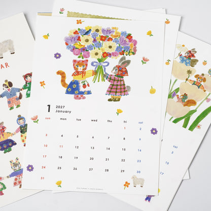 Aiko Fukawa 2027 Animal Calendar | Cozyca Products