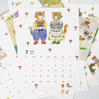 Aiko Fukawa 2027 Animal Calendar | Cozyca Products