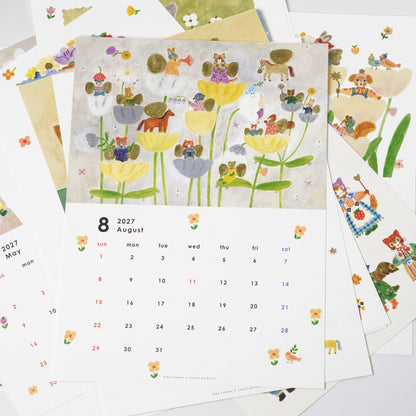 Aiko Fukawa 2027 Animal Calendar | Cozyca Products