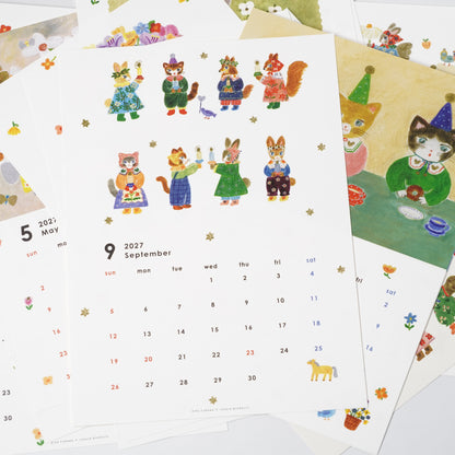 Aiko Fukawa 2027 Animal Calendar | Cozyca Products