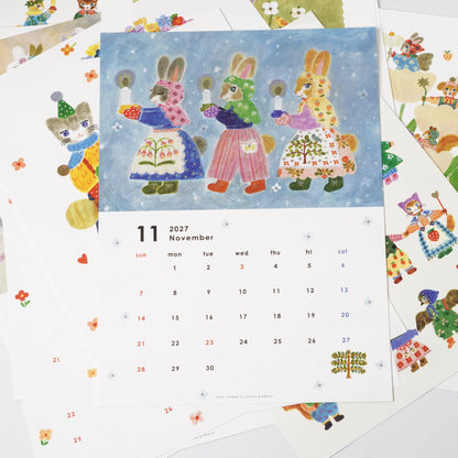 Aiko Fukawa 2027 Animal Calendar | Cozyca Products