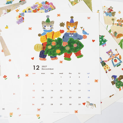Aiko Fukawa 2027 Animal Calendar | Cozyca Products