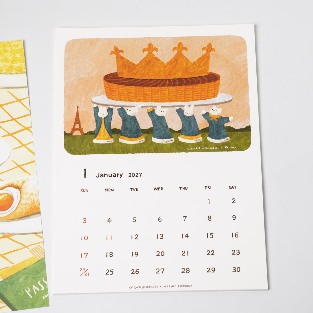 Mariko Fukuoka 2027 Sweets Calendar | Cozyca Products
