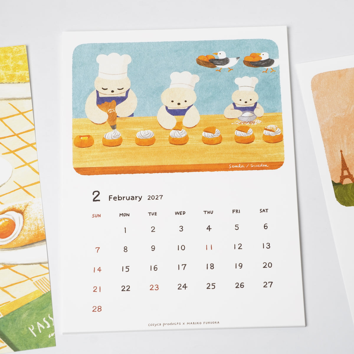 Mariko Fukuoka 2027 Sweets Calendar | Cozyca Products