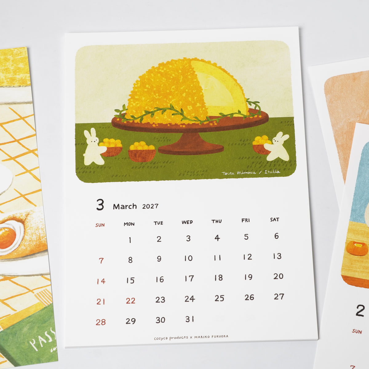 Mariko Fukuoka 2027 Sweets Calendar | Cozyca Products