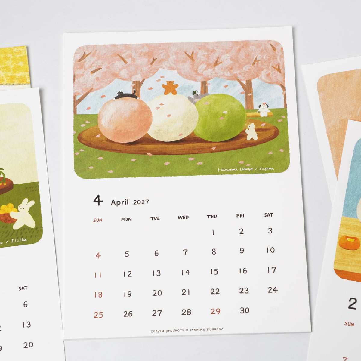 Mariko Fukuoka 2027 Sweets Calendar | Cozyca Products