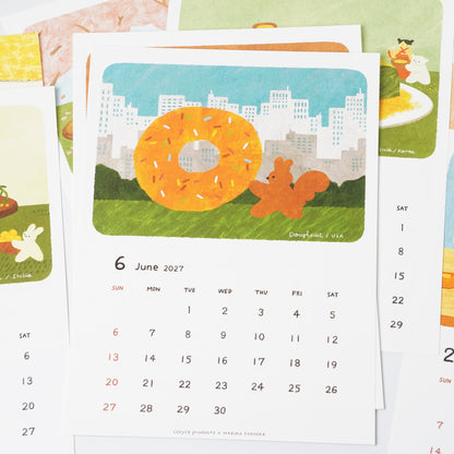 Mariko Fukuoka 2027 Sweets Calendar | Cozyca Products