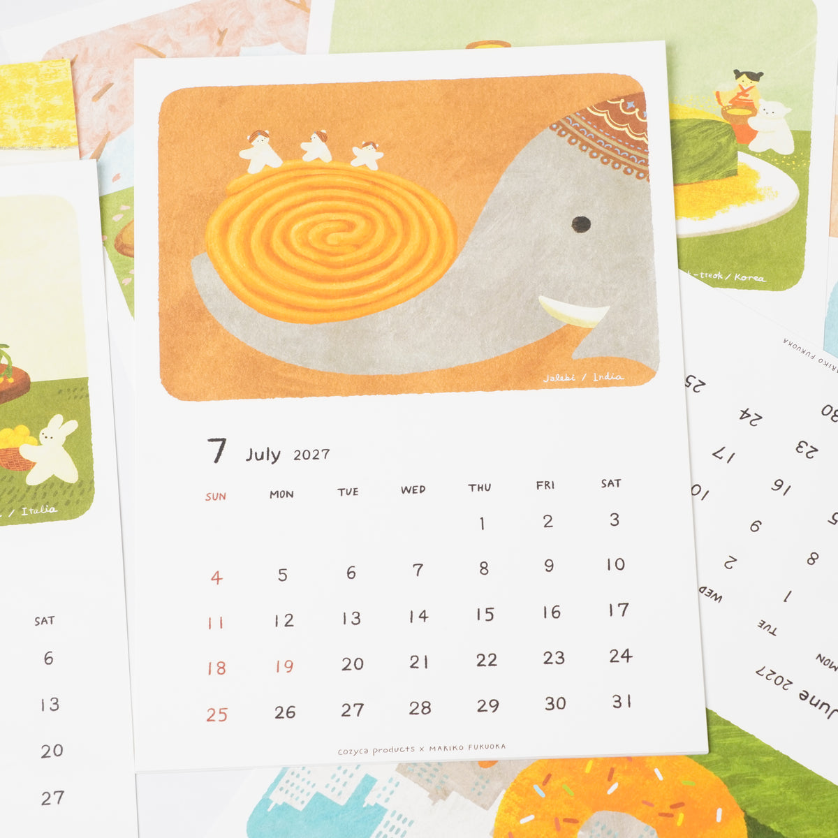 Mariko Fukuoka 2027 Sweets Calendar | Cozyca Products