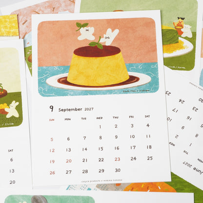 Mariko Fukuoka 2027 Sweets Calendar | Cozyca Products