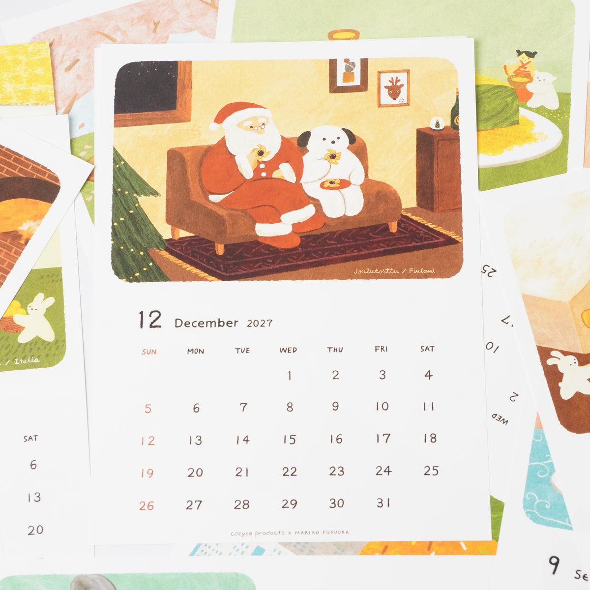 Mariko Fukuoka 2027 Sweets Calendar | Cozyca Products