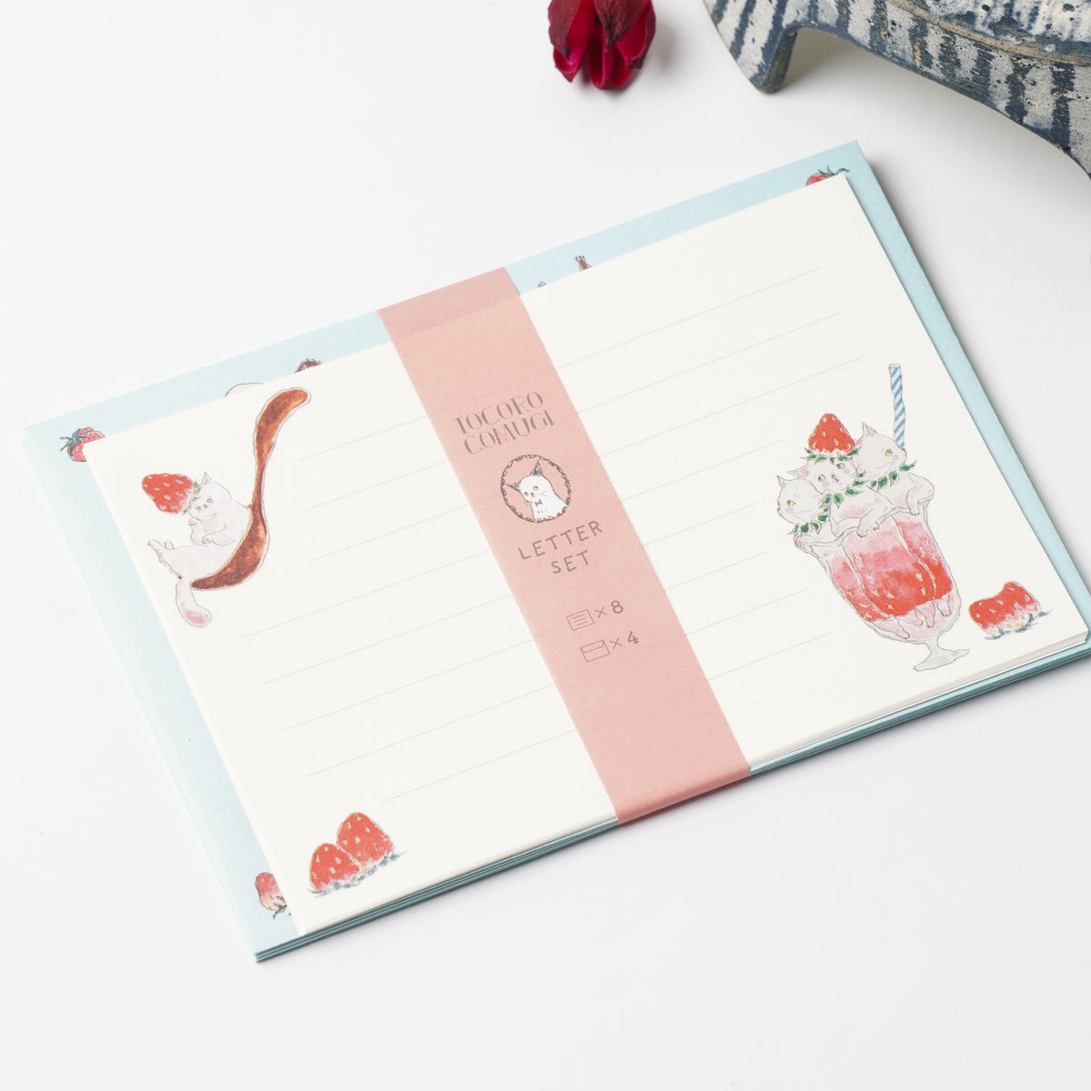 Tocoro Comugi Letter Set Strawberry