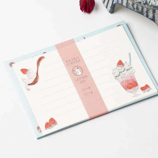 Tocoro Comugi Letter Set Strawberry