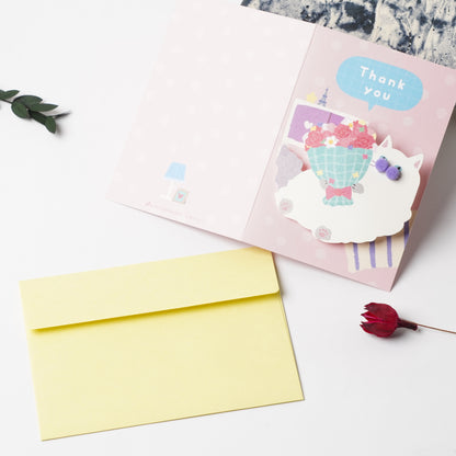 Greeting Card Fluff Moo Moo