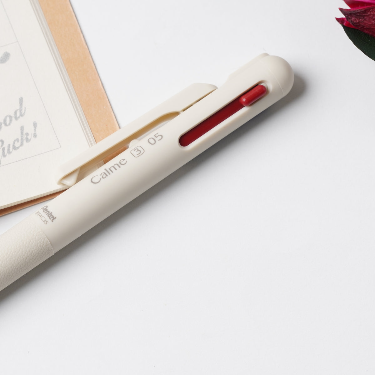 Pentel Calme 3-Color Ballpoint Pen