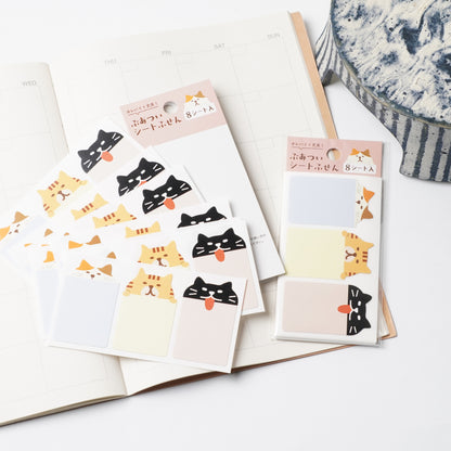 PINEBOOK Thick Sheet Sticky Notes – Tabby Cat