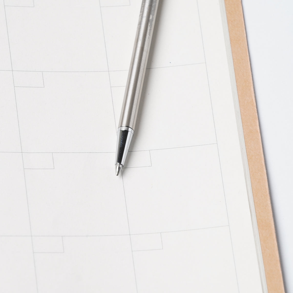 Zebra Pocket Ballpoint Pen | Stainless Steel Japanese Pen