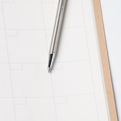Zebra Pocket Ballpoint Pen | Stainless Steel Japanese Pen