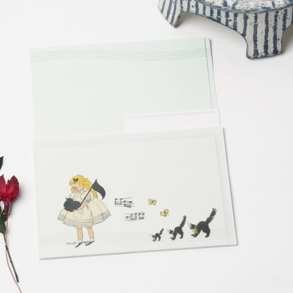 Kurahashi Rei Sheer Cat Letter Set