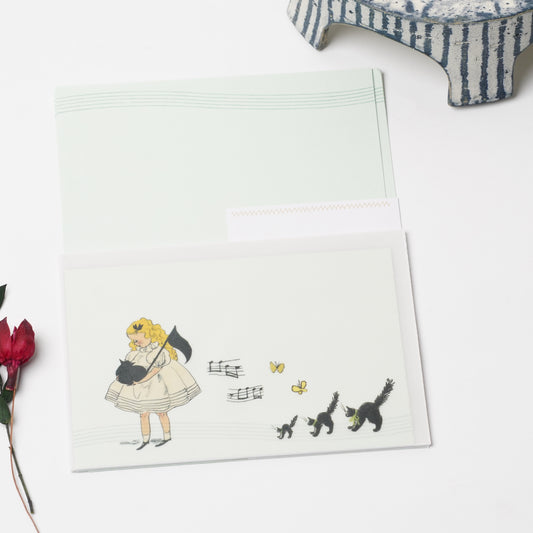 Kurahashi Rei Sheer Cat Letter Set
