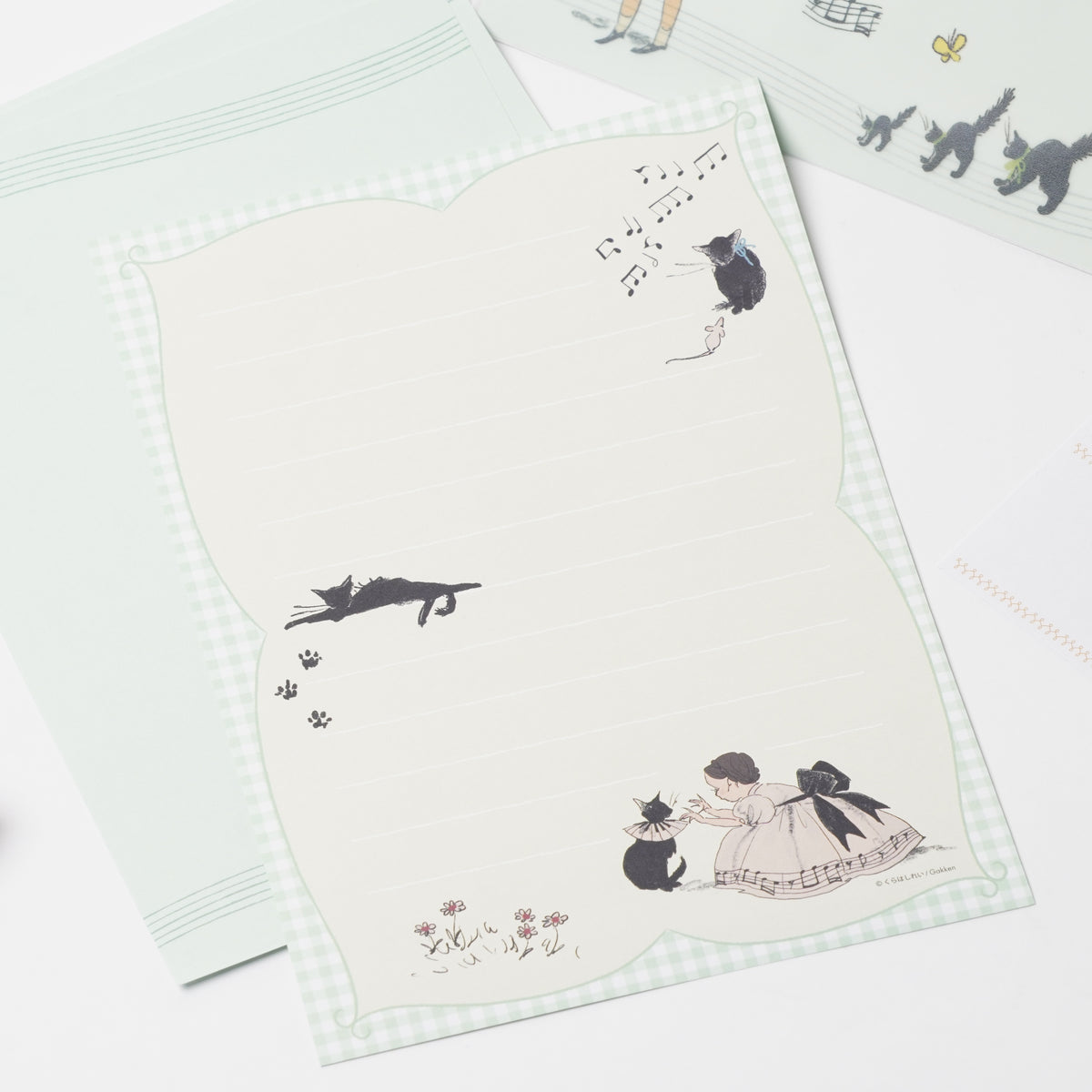 Kurahashi Rei Sheer Cat Letter Set