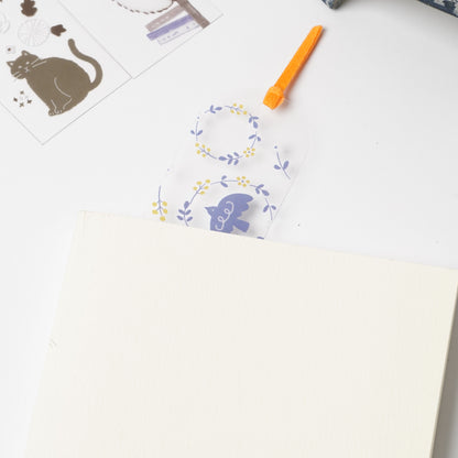 HONTOWATASHI Clear Bookmark – Blue Bird